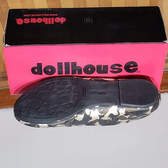 Gold Camouflage vegan flats - Picture 3 of 3